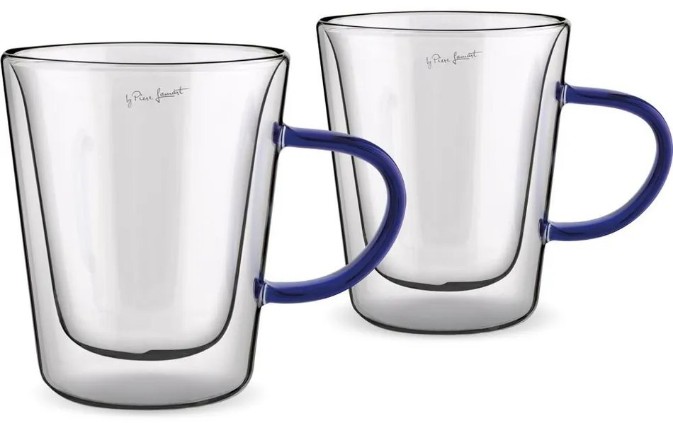 Lamart LT9119 2dielna sada pohárov Tea Vaso, 300 ml, modrá