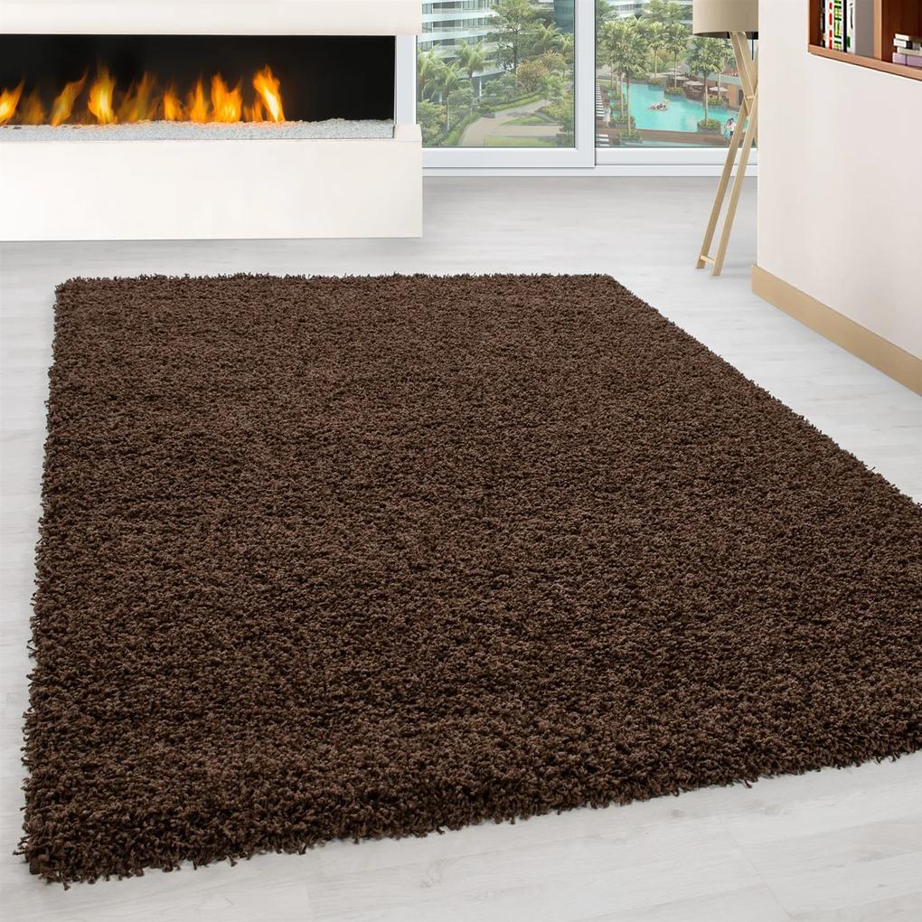 Ayyildiz Kusový koberec LIFE 1500, Hnedá Rozmer koberca: 100 x 200 cm