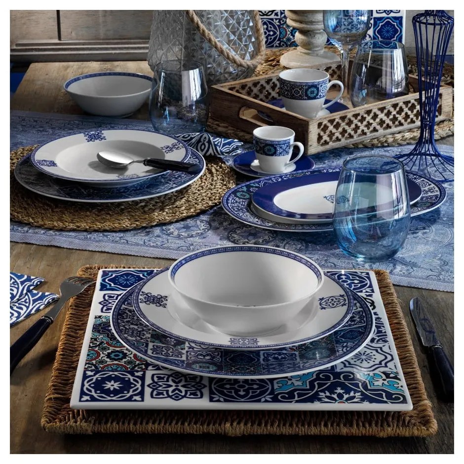 24-dielna sada tanierov z porcelánu Kutahya Maledives