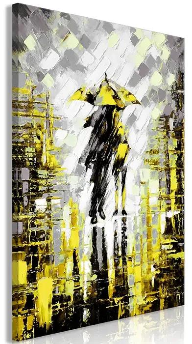 Artgeist Obraz - Lovers in Colour (1 Part) Vertical Yellow Veľkosť: 20x30, Verzia: Premium Print