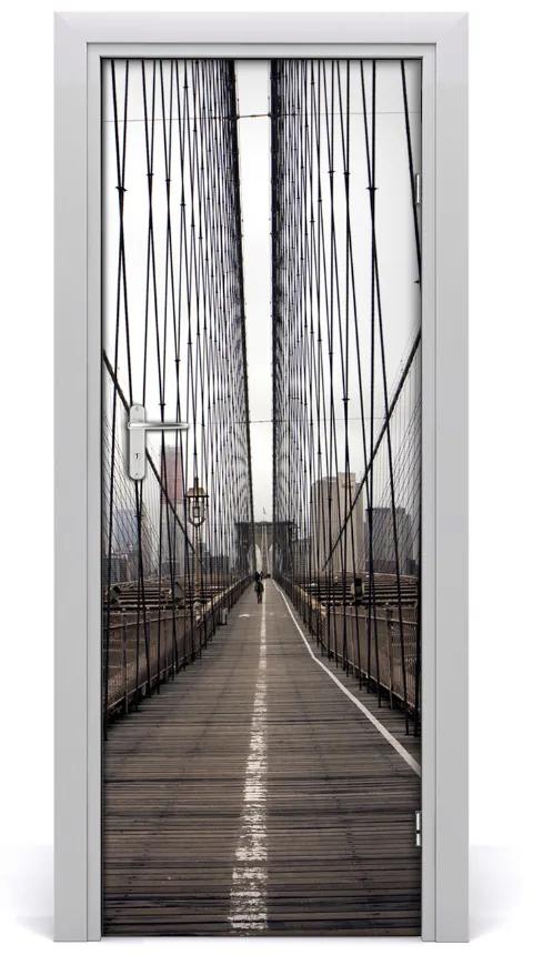 Fototapeta samolepiace na dvere Brooklyn most 75x205 cm