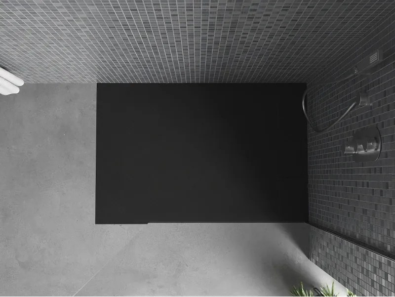 Mexen Otto obdĺžnikový sprchový kút SMC 100 x 90 cm, čierny - 4N709010