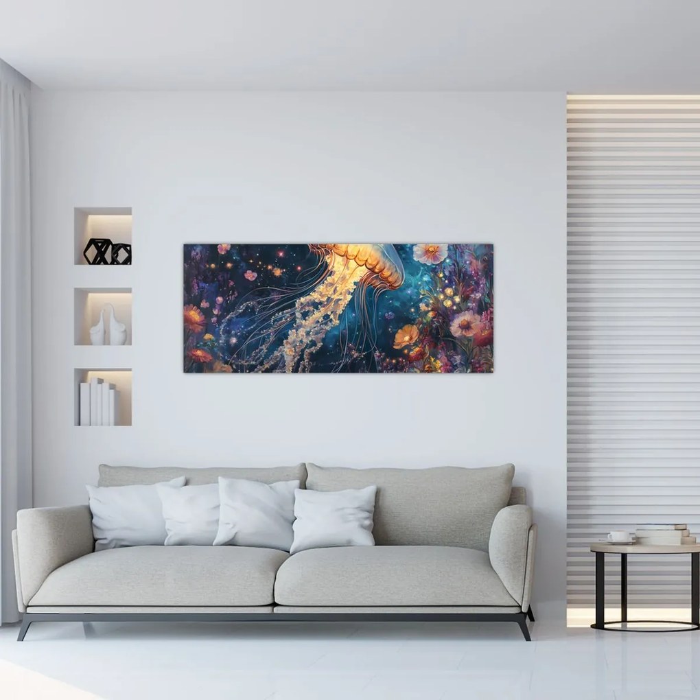 Obraz - Magická medúza (120x50 cm)