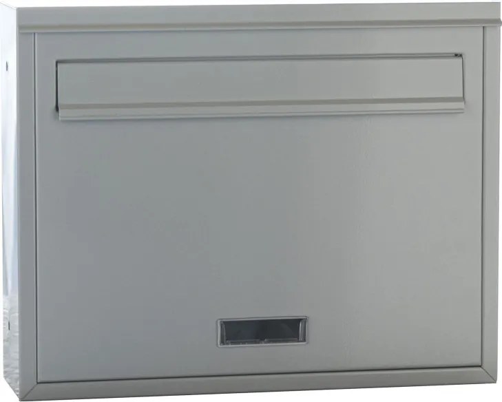 RADIM obojstranná poštová schránka RAL 9006 / Strieborná