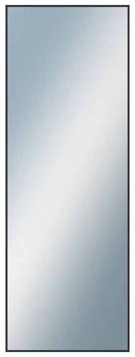 DANTIK - Zrkadlo v rámu, rozmer s rámom 50x140 cm z lišty Hliník čierna (7001021)