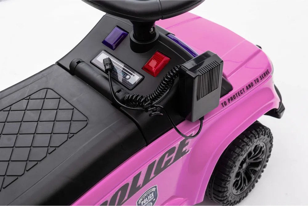 LEAN CARS Megafón na vozenie QLS-993 Ružový