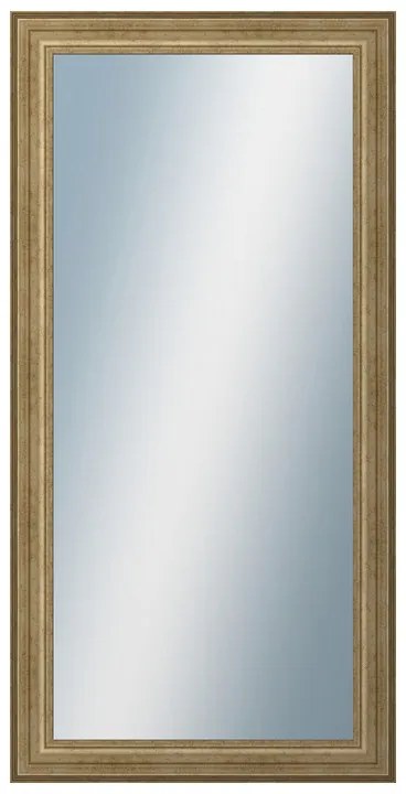 DANTIK - Zrkadlo v rámu, rozmer s rámom 60x120 cm z lišty HRAD strieborná patina (2823)