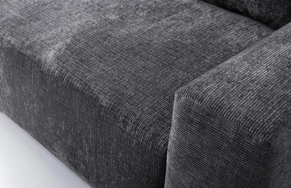 Rozkladacia pohovka Anafi, tmavo šedá látka