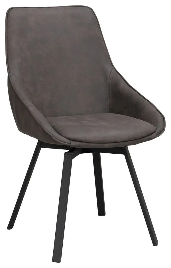 Sivá otočná stolička Alison - Rowico