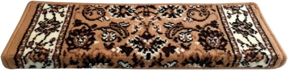 Nášľapy na schody Practica béžový obdĺžnik, samolepiaci - 24x66 obdélník (rozměr včetně ohybu) Sintelon