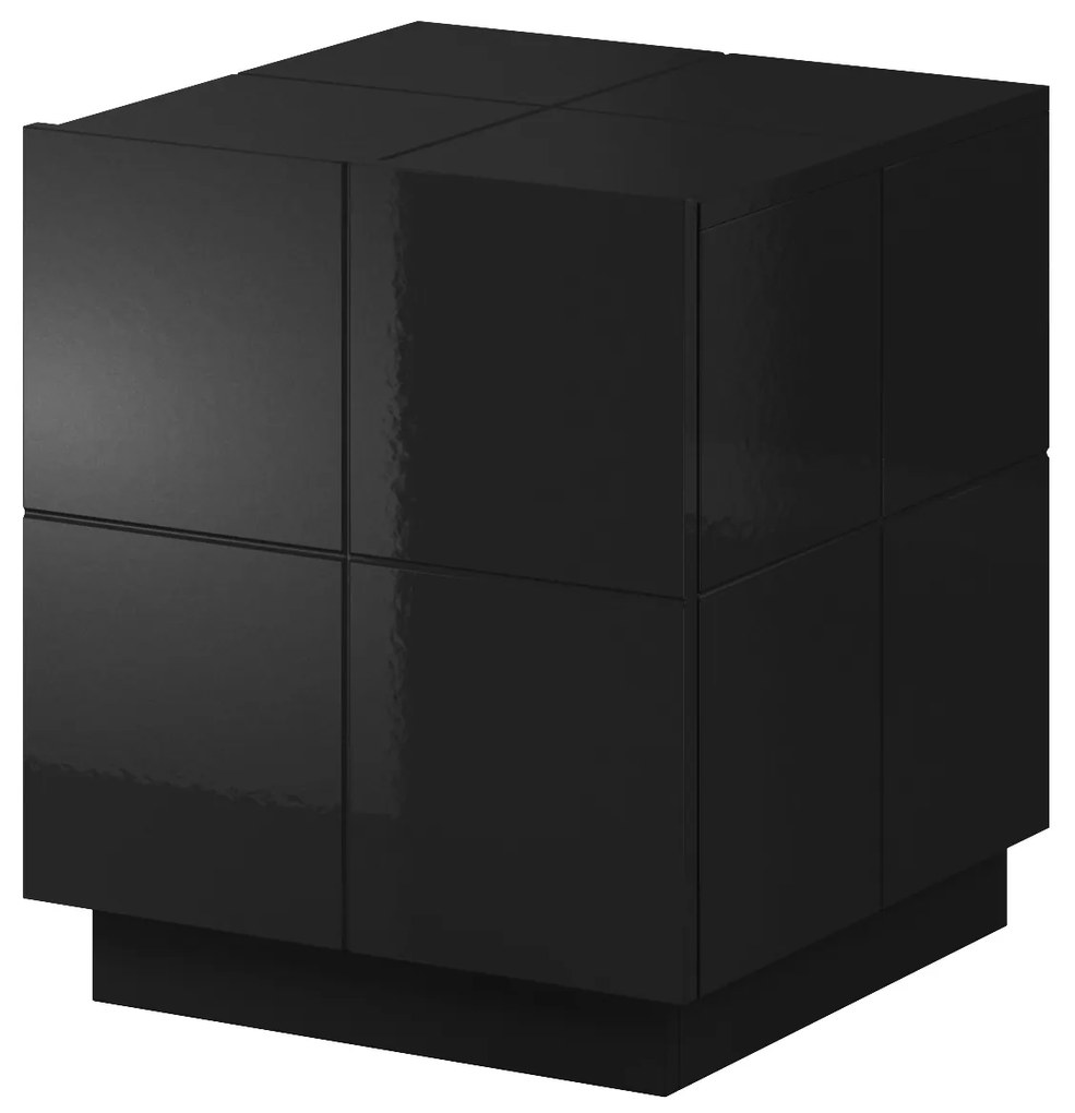 Cama Nočný stolík čierny Reja (2 ks)