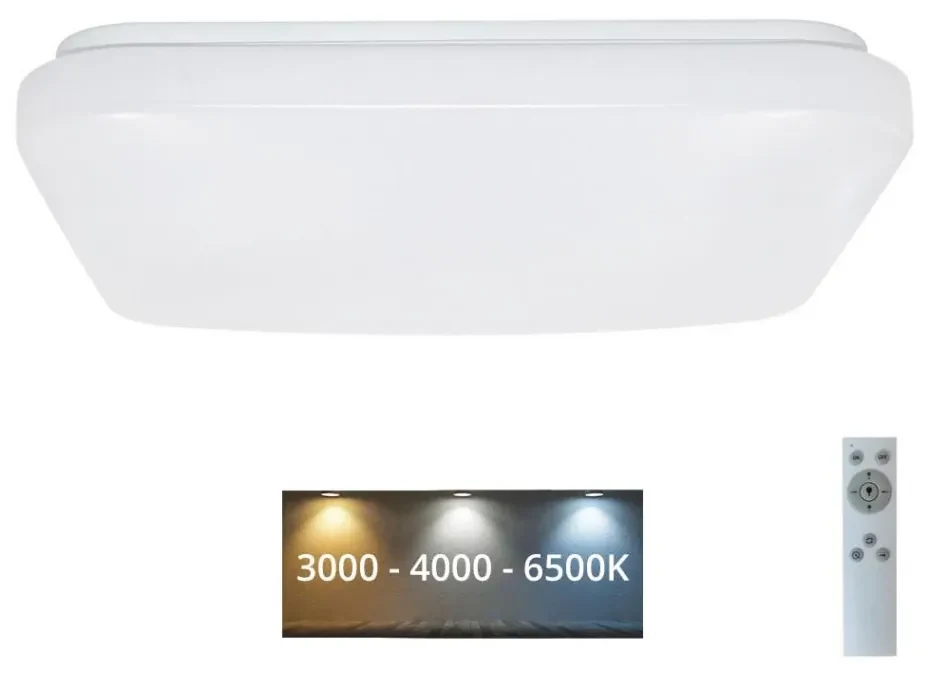 Brilagi - LED Stmievateľné stropné svietidlo OPAL LED/24W/230V 3000/4000/6500K+DO BG0292