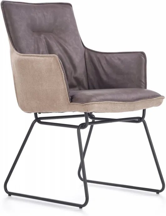 Jedálenská stolička K271 sivá Halmar