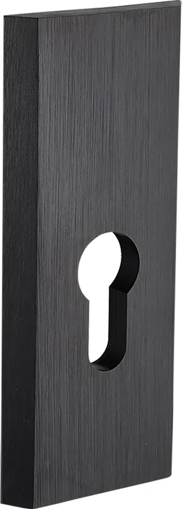 Kuchinox Kuchinox, podlhovastá rozeta pre cylindrickú vložku 117x50x9 mm, čierna, LAV-LZ3_902A
