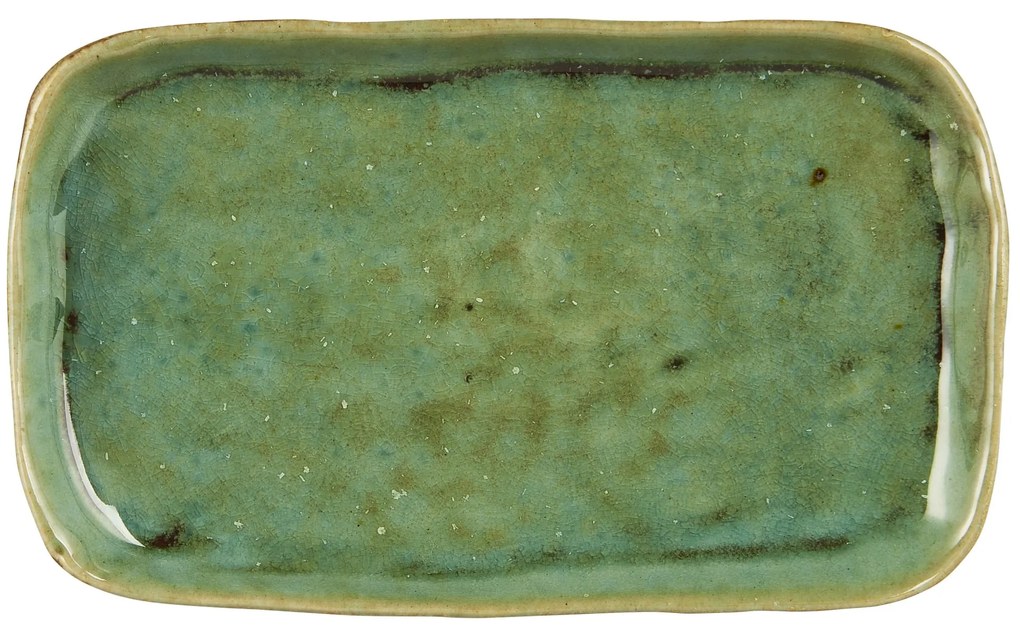Ib Laursen Kameninová tácka Ocean Green Oblong