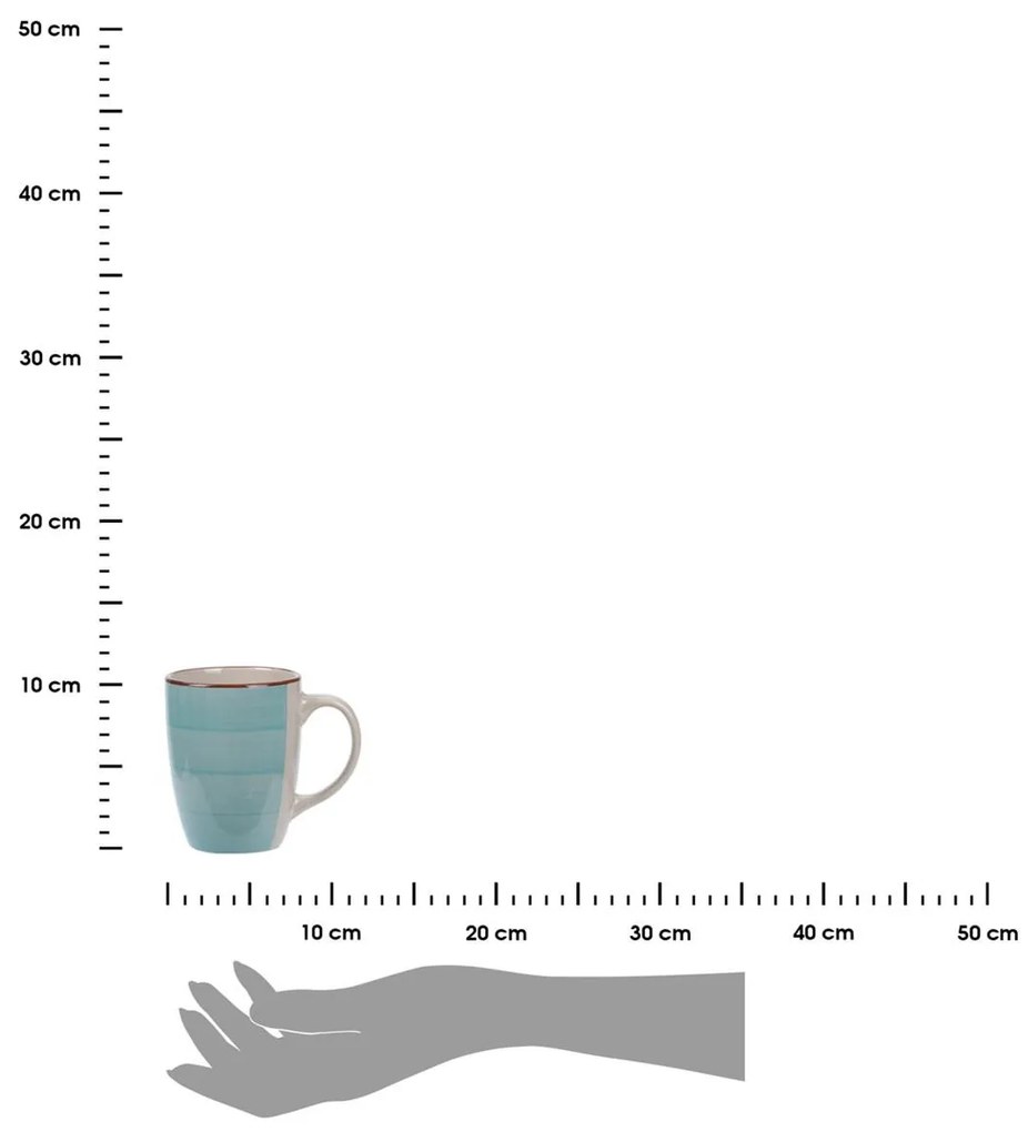 Sada 4 hrnčekov Lory 270 ml farebná