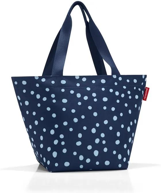 Nákupná taška Shopper M spots navy, Reisenthel, vodeodolný polyester, 51x30,5x26 cm, ZS4044