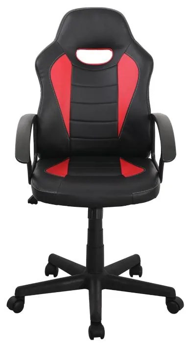 Kancelárska stolička ENZO Červeno-čierna