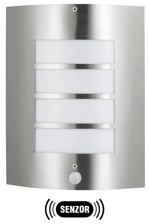 Vonkajšie svietidlo MEMPHIS so senzorom nerez oceľ IP44