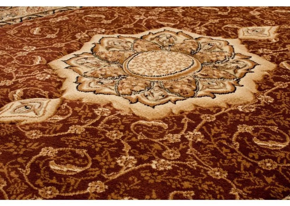 *Kusový koberec klasický vzor 2 hnedý 150x295cm