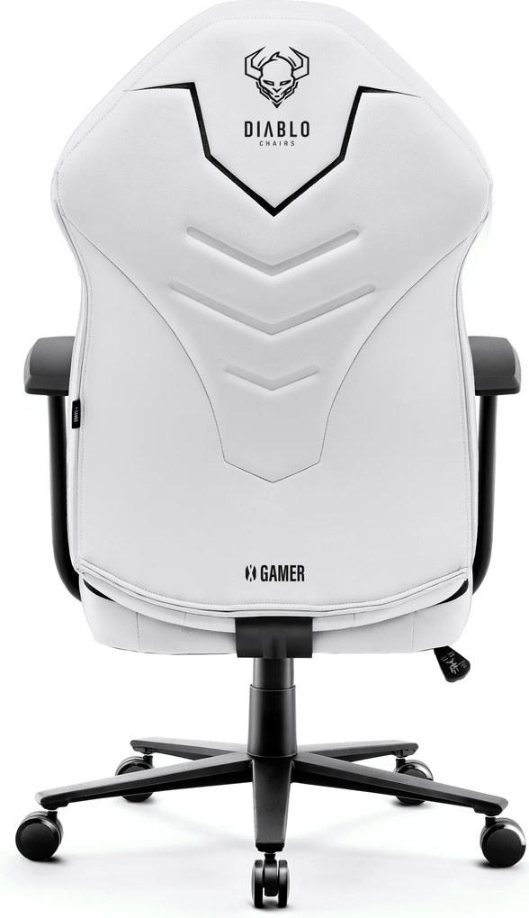 Herné kreslo z ekokože biele Normal Size: Diablo X-Gamer 2.0 Snow White