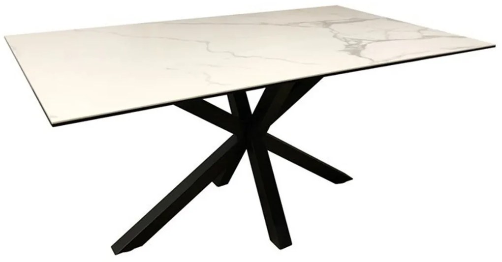 Keramický jedálenský stôl Neele 200 cm biely