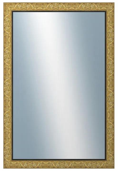 DANTIK - Zrkadlo v rámu, rozmer s rámom 80x160 cm z lišty PRAHA zlatá (2752)