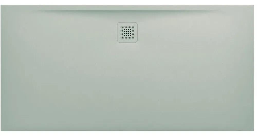 LAUFEN Pro obdĺžniková sprchová vanička z materiálu Marbond, odtok na dlhšej strane, 1600 x 800 x 32 mm, svetlá šedá, H2109540770001