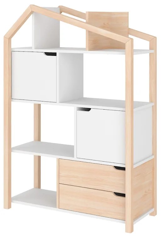 Bellamy Drevený regál Pheobe do detskej izby - Pine