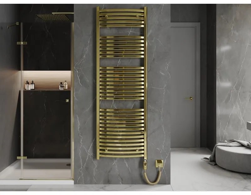 Mexen Helios, elektrické vykurovacie teleso 1800 x 600 mm, 900 W, zlatá lesklá, W103-1800-600-2900-50