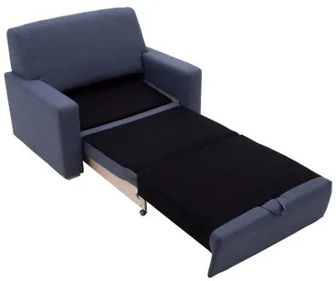 Pohovka 1,5-miestna rozkladacia šedá MONTY