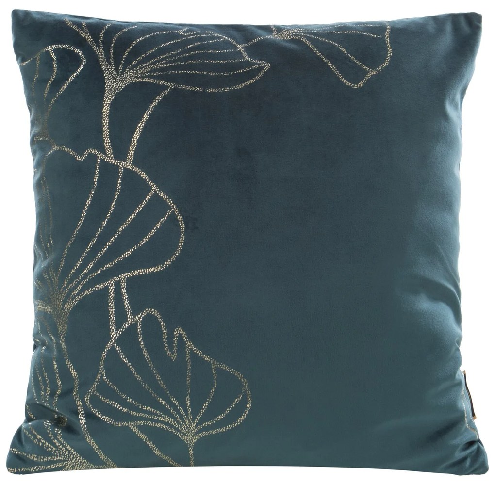 DEKORAČNÁ OBLIEČKA NA VANKÚŠ BLINK11 45X45 CM TMAVOTYRKYSOVÁ