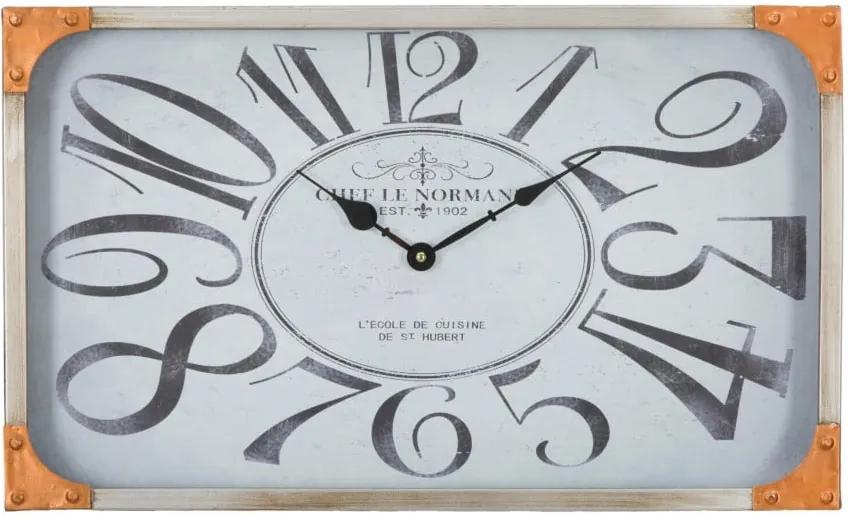 Nástenné hodiny Mauro Ferretti Copper, 50 × 30 cm