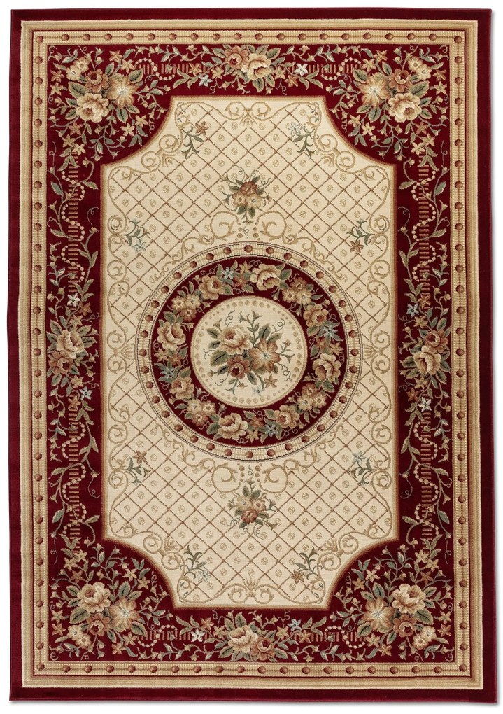 Kusový koberec Herat 105994 Red Cream, 80x120, červená, chodba / predsieň, Hanse Home