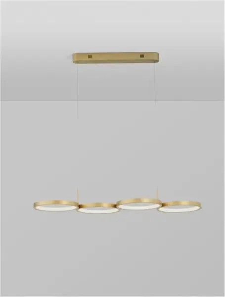 LED luster Magnus 84 zlaté