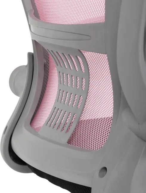 Detská otočná stolička ružová KA-K2008 PINK