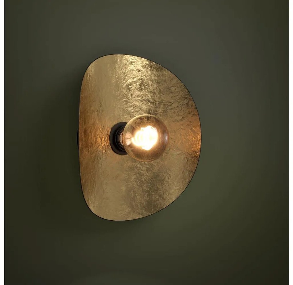 Eglo 390394 - Nástenné svietidlo SACEDA 1xE27/40W/230V čierna/zlatá