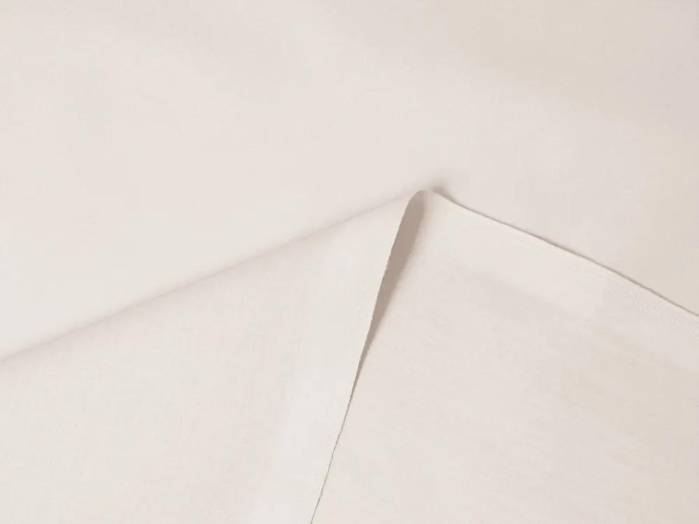 Biante Bavlnená obliečka na vankúš s lemom Torino TON-001 Smotanovo biela 30 x 50 cm