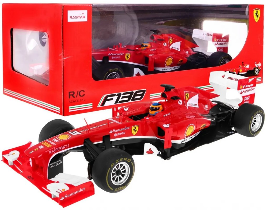 RAMIZ Auto na diaľkové ovládanie Ferrari F138 RASTAR 1:12 - 57400