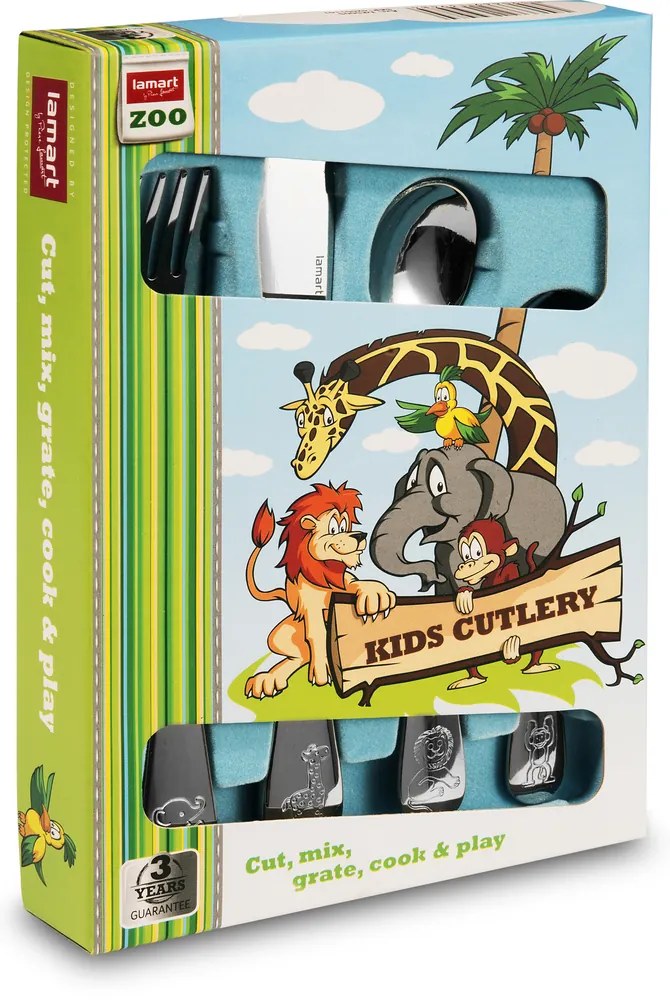 LAMART Súprava príborov detské 4 ks LT5005