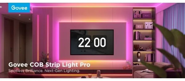 Govee - LED RGBICW Stmievateľný pásik COB 3780 diód 3m Wi-Fi Matter