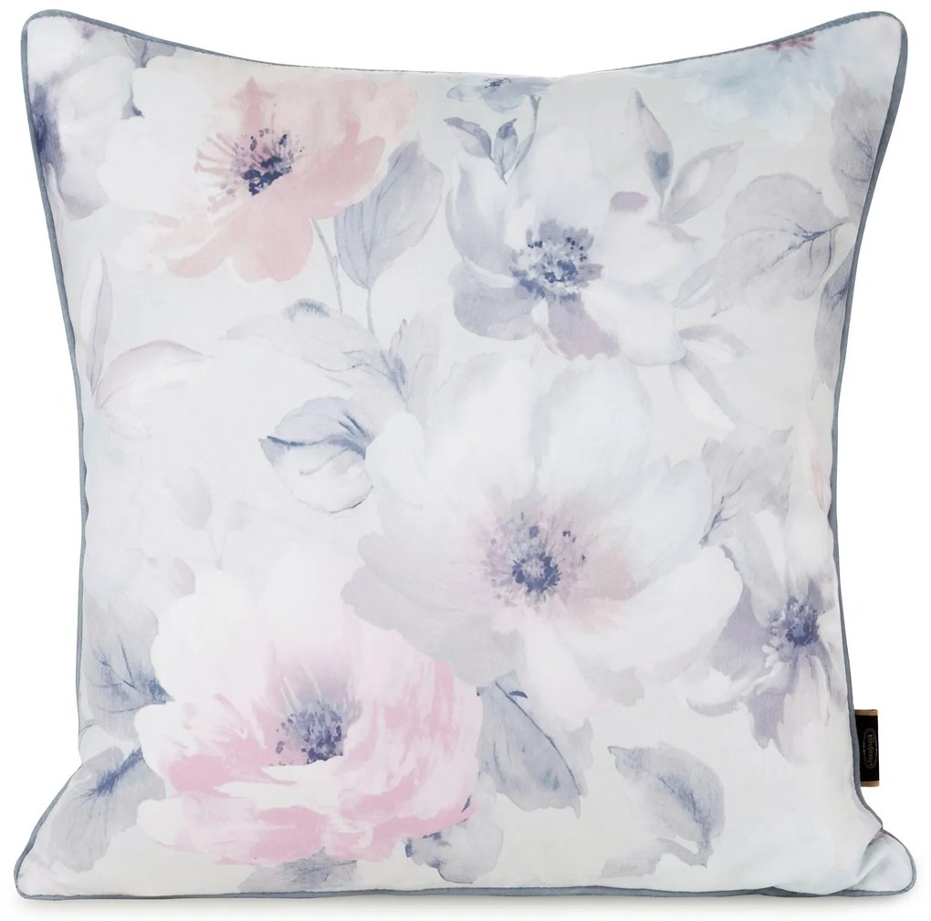 DEKORAČNÁ OBLIEČKA NA VANKÚŠ VELVET153 45X45 CM KVETY