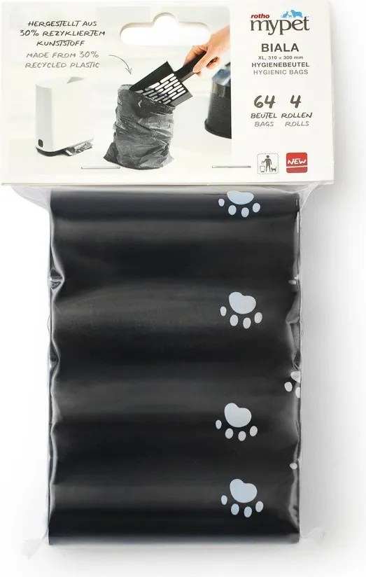 Čierne vrecká na mačaciu podstielku v súprave 4 ks 11x18 cm Biala – Rotho