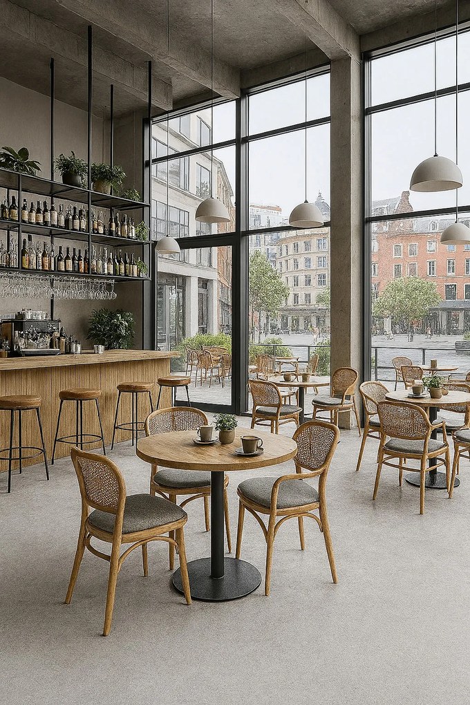 Gerflor, PVC podlaha - lino Flexar Nerok 2151 Shade Light Grey, na mieru, šíře 2m,4m, šedá, bez podkladu, chodba / predsieň