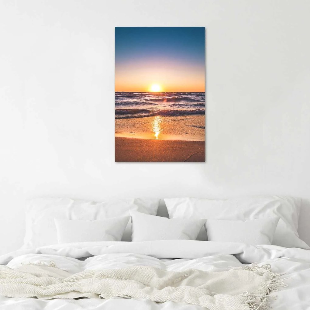 Gario Plagát Východ slnka pri mori Farba rámu: Bez rámu, Rozmery: 40 x 60 cm
