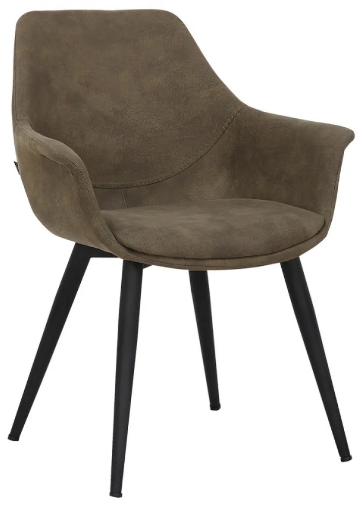 SIMONE ČALÚNENÁ STOLIČKA warm olive green