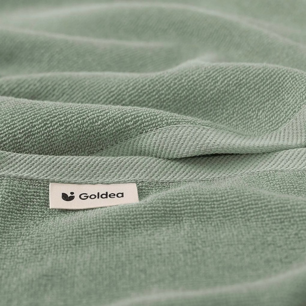 Goldea bavlnený froté uterák / osuška soft bez bordúry – šalviový 50 x 100 cm