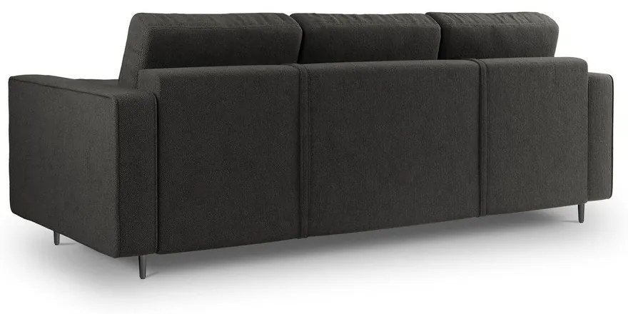 Tmavosivá rozkladacia pohovka Milo Casa Santo