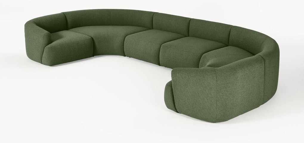 Modulárna XL buklé sedacia'súprava Sofia