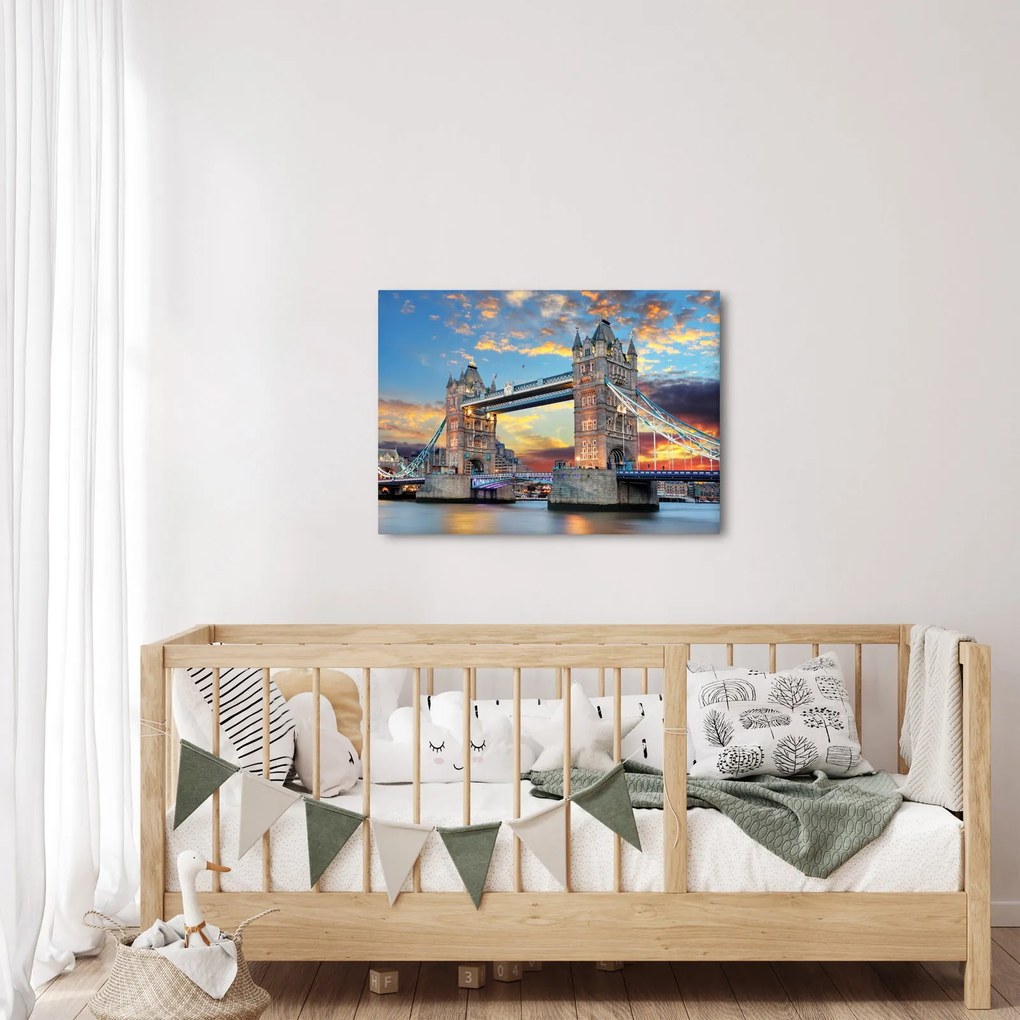 Obraz - Tower Bridge, Londýn, Anglicko (70x50 cm)